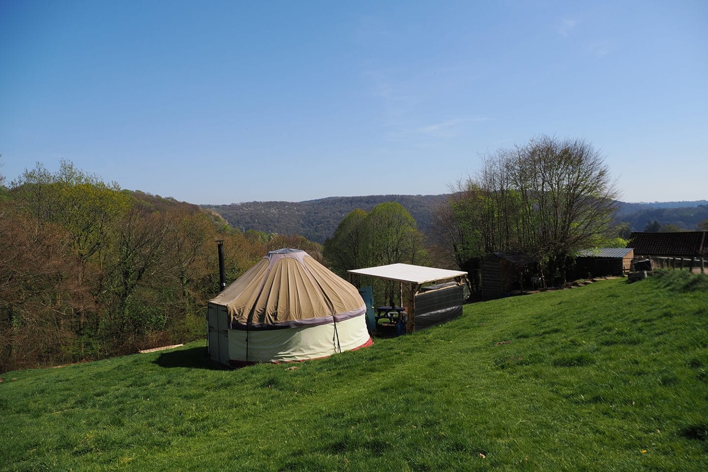 Hill Farm Tintern Yurt.